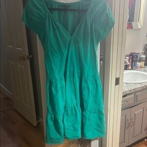 Banana Republic Green Mini Dress